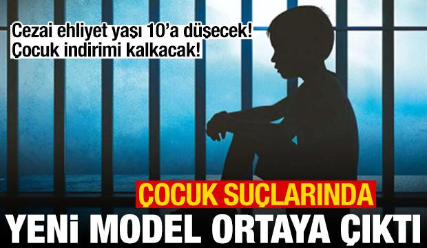 Çocuk suçlarında yeni model: Cezai ehliyet yaşı 10'a inecek, çocuk indirimi kalkacak