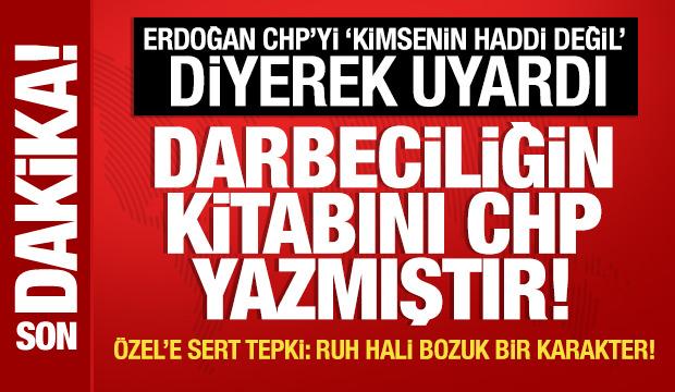 Cumhurbaşkanı Erdoğan'dan CHP'ye sert sözler!
