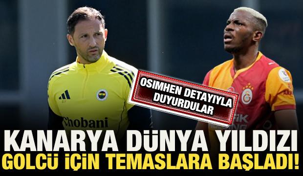 Fenerbah&ccedil;e d&uuml;nya yıldızı golc&uuml; i&ccedil;in temaslara başladı! Victor Osimhen detayıyla duyurdular