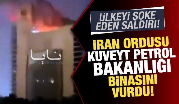 İran ordusu, Kuveyt Petrol Bakanlığı binasını vurdu