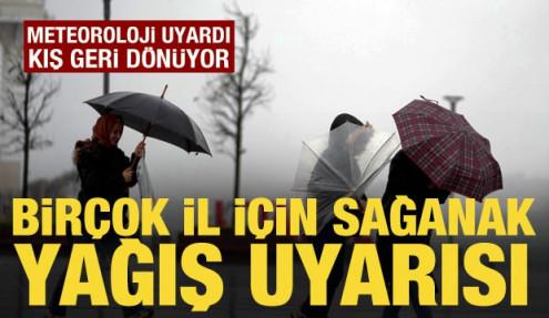 Sağanak yağış geri dönüyor: Meteoroloji uyardı! Hava 8 derecek düşecek