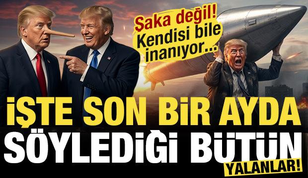 Şaka değil, kendisi bile inanıyor: İşte Trump'ın son bir ayda s&ouml;ylediği b&uuml;t&uuml;n yalanlar!