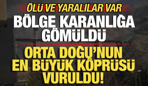 Savaş kızıştı! ABD ve İsrail Orta Doğu'nun en büyük köprüsünü vurdu! Ölü ve yaralılar var