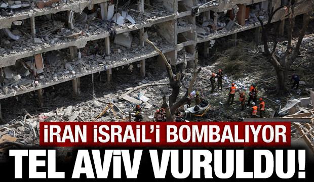 Son dakika haberi: İran İsrail'i &ccedil;ok sert vuruyor: Tel Aviv'de sirenler &ccedil;alıyor!