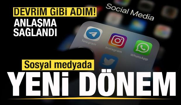 Sosyal medyada yeni dönem! Devrim niteliğinde adım! Anlaşma sağlandı
