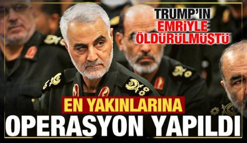Trump'ın emriyle öldürülmüştü: Kasım Süleymani'nin en yakınlarına operasyon