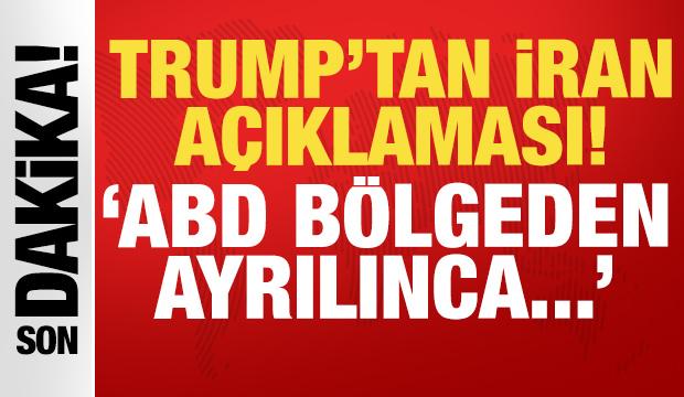Trump'tan son dakika İran açıklaması: Dünyanın beklediği haberi verdi!