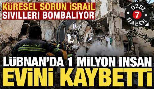 1 milyon insan evini terk etti: Soykırımcı İsrail, Lübnan'ı bombalıyor