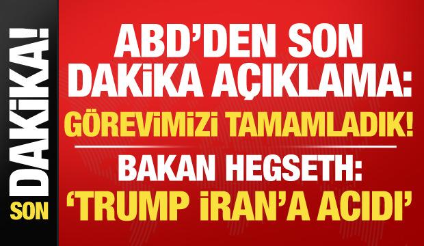ABD Savaş Bakanı: Trump İran'a acıdı