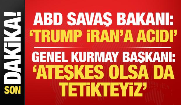 ABD Savaş Bakanı: Trump İran'a acıdı