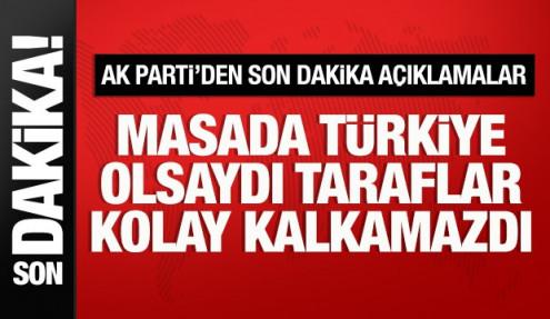 AK Parti Sözcüsü Çelik'ten önemli açıklamalar