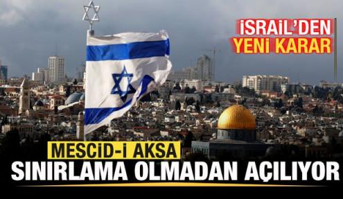 Alçak karar sonrası İsrail'den Mescid-i Aksa duyurusu! Hazırlıklar başladı