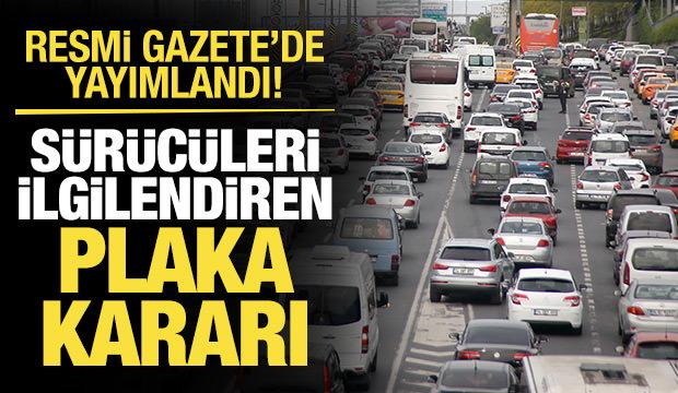 APP plaka kararı Resmi Gazete'de: &Uuml;cretsiz değiştirilecek