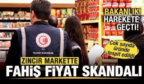 Bakanlık duyurdu! Zincir markette fahiş fiyat skandalı! Çok sayıda üründe tespit edildi
