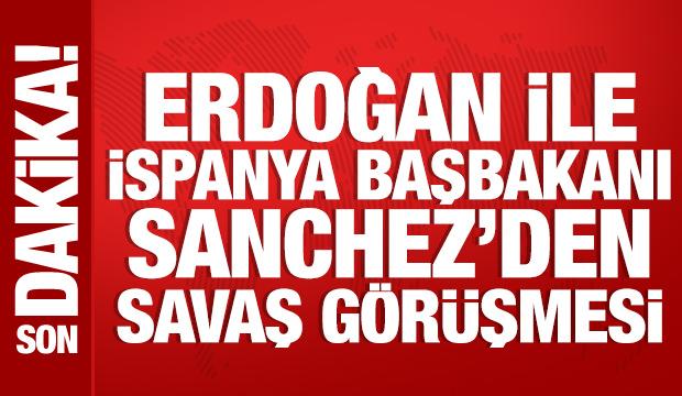 Cumhurbaşkanı Erdoğan, İspanya Başbakanı Sanchez ile görüştü