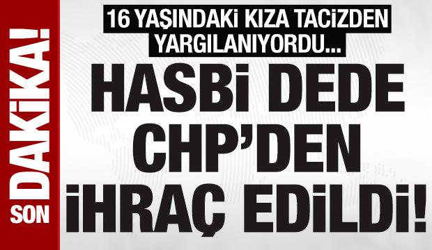 Elif Tuana Torun'a tacizden yargılanan Hasbi Dede, CHP'den ihraç edildi