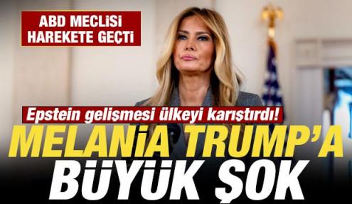 Epstein gelişmesi ülkeyi karıştırdı! ABD meclisi harekete geçti! Melania Trump'a büyük şok