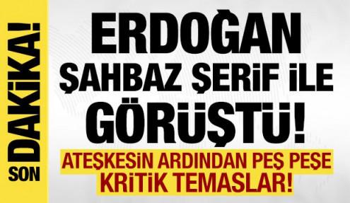 Erdoğan'dan ateşkes sonrası peş peşe görüşmeler!