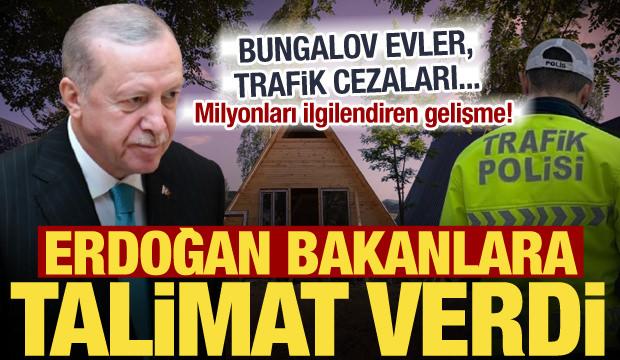 Hobi bahçeleri ve trafik düzenlemesi için yeni adım! Cumhurbaşkanı Erdoğan talimat verdi