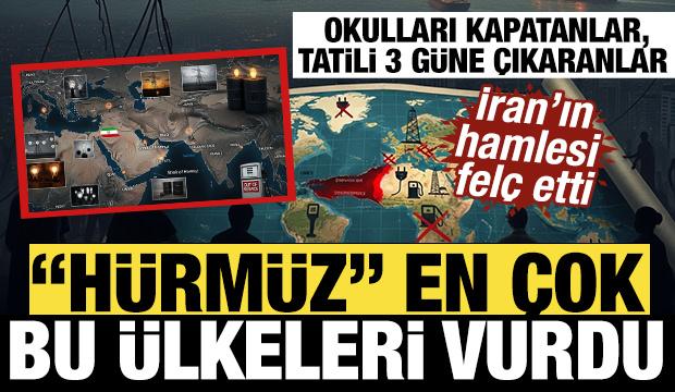 H&uuml;rm&uuml;z krizi bazı &uuml;lkeleri fena vurdu! Okulları kapatanlar! Hafta tatilini 3 g&uuml;n yapanlar!