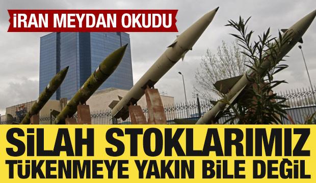 İran açıkladı: Silah stoklarımız tükenmeye yakın bile değil