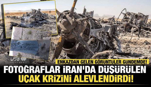 İran'da d&uuml;ş&uuml;r&uuml;len u&ccedil;ak krizi alevlendi Enkazdan gelen g&ouml;r&uuml;nt&uuml;ler g&uuml;ndemde!