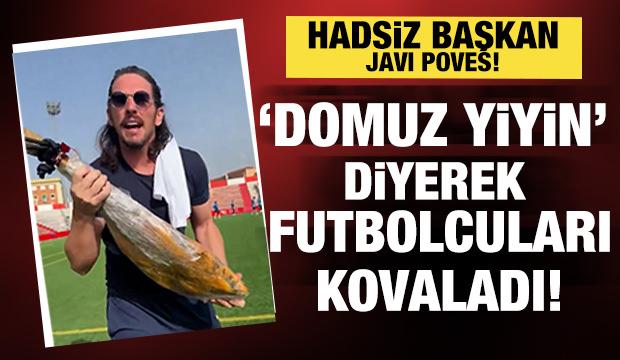 İspanya'da skandal! Kul&uuml;p başkanı M&uuml;sl&uuml;man oyuncuları domuz etiyle kovaladı