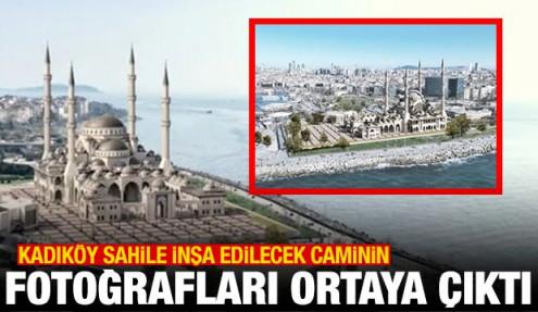 Kadıköy sahile inşa edilecek caminin fotoğrafları ortaya çıktı