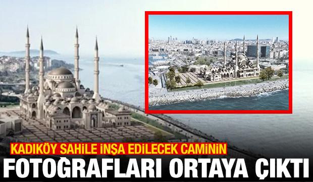 Kadıköy sahile inşa edilecek caminin fotoğrafları ortaya çıktı