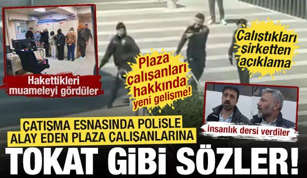 Levent'teki &ccedil;atışmada polisle alay edenlere servis&ccedil;ilerden insanlık dersi: 1 tutuklama