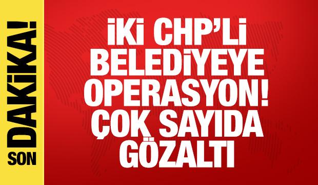 Mersin Yenişehir ve Bolu Belediyesi'ne operasyon! Çok sayıda gözaltı