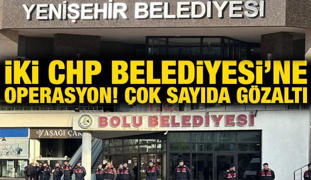 Mersin Yenişehir ve Bolu Belediyesi'ne operasyon! Çok sayıda gözaltı
