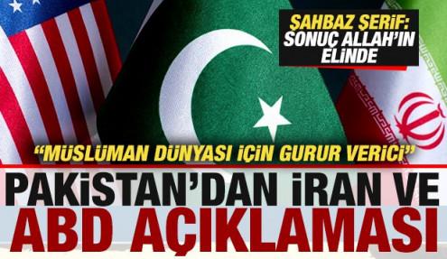 Pakistan'dan son dakika ABD ve İran açıklaması! Şahbaz Şerif: Sonuç Allah'ın elinde