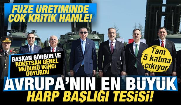 ROKETSAN Genel M&uuml;d&uuml;r&uuml; Murat İkinci: Avrupa&rsquo;nın en b&uuml;y&uuml;k harp başlığı tesisini a&ccedil;acağız!