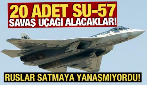 Rusya satmaya yanaşmıyordu! 20 adet Su-57 savaş uçağı alacaklar