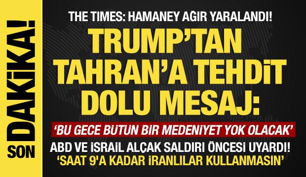 Son dakika... İran, ABD-İsrail savaşında 39. gün! Trump: Bütün bir medeniyet yok olacak