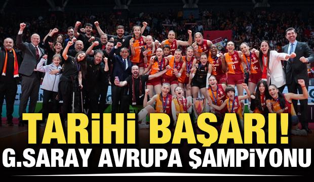 Tarihi başarı! Galatasaray, Avrupa Şampiyonu
