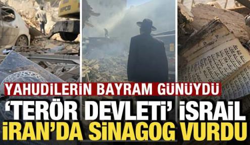 'Terör devleti İsrail' Yahudilerin Hamursuz Bayramı'nda Tahran'daki bir sinagogu vurdu
