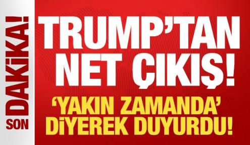Trump'tan 'Hürmüz Boğazı' çıkışı! Yakında bir zamanda diyerek duyurdu