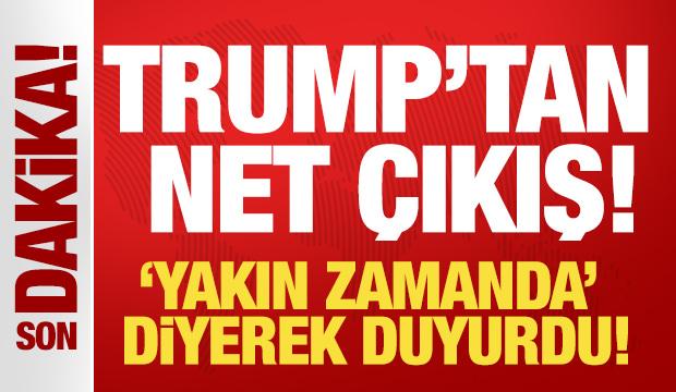 Trump'tan 'Hürmüz Boğazı' çıkışı! Yakında bir zamanda diyerek duyurdu