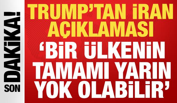 Trump, İran'a 