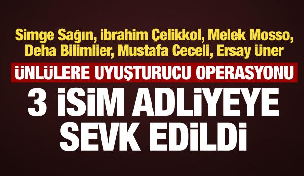 &Uuml;nl&uuml;lere y&ouml;nelik uyuşturucu soruşturması: 3 kişi serbest bırakıldı