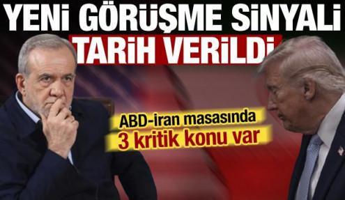 ABD–İran masasında yeni gelişme: Görüşme sinyali geldi, 3 kritik konu var!