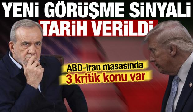 ABD–İran masasında yeni gelişme: Görüşme sinyali geldi, 3 kritik konu var!
