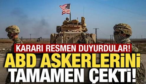 ABD'den Suriye kararı! CENTCOM duyurdu