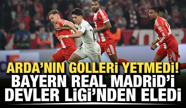 Arda Güler'in golleri yetmedi! Bayern Münih, Real Madrid'i Devler Ligi'nden eledi