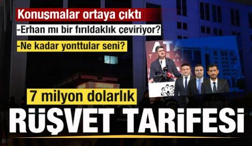 CHP’li belediyede 7 milyon dolarlık rüşvet tarifesi! Konuşmalar ortaya çıktı