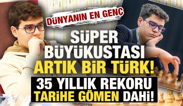D&uuml;nyanın 'en gen&ccedil; b&uuml;y&uuml;kustası' artık bir T&uuml;rk! 35 yıllık rekoru tarihe g&ouml;men dahi
