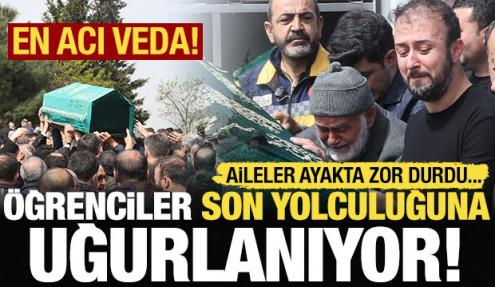 En acı veda: Okul saldırısında hayatını kaybeden öğrenciler uğurlanıyor!
