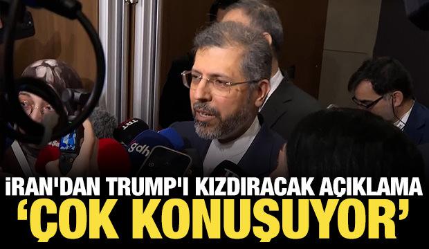 İran'dan Trump'ı kızdıracak açıklama: Çok konuşuyorlar